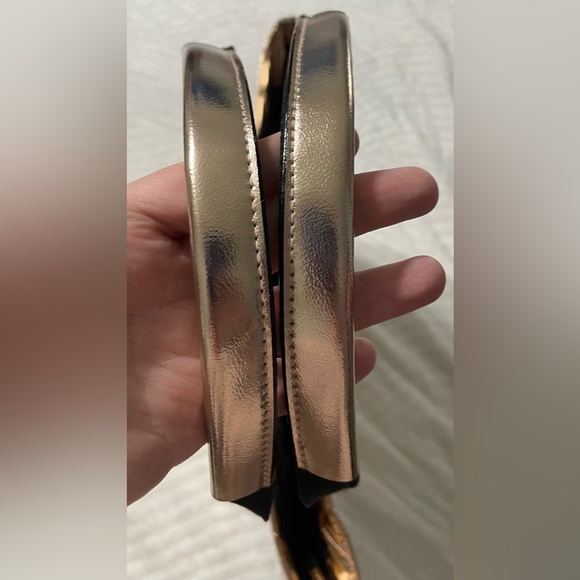 Victoria Secret Large Rose Gold Metallic Puffer Tote Bag - Picture 5 of 9